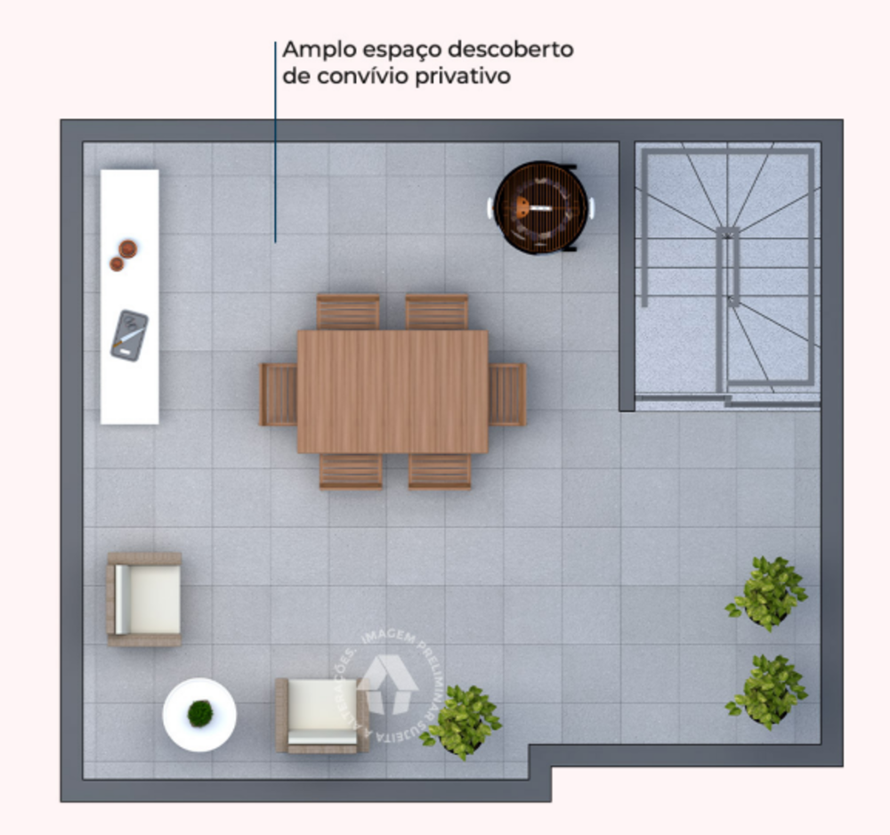 Cobertura, 1 quarto, 76 m² - Foto 8