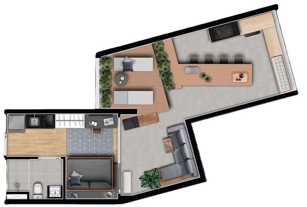 Apartamento, 1 quarto, 50 m² - Foto 11