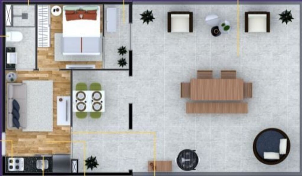 Apartamento, 1 quarto, 15 m² - Foto 3