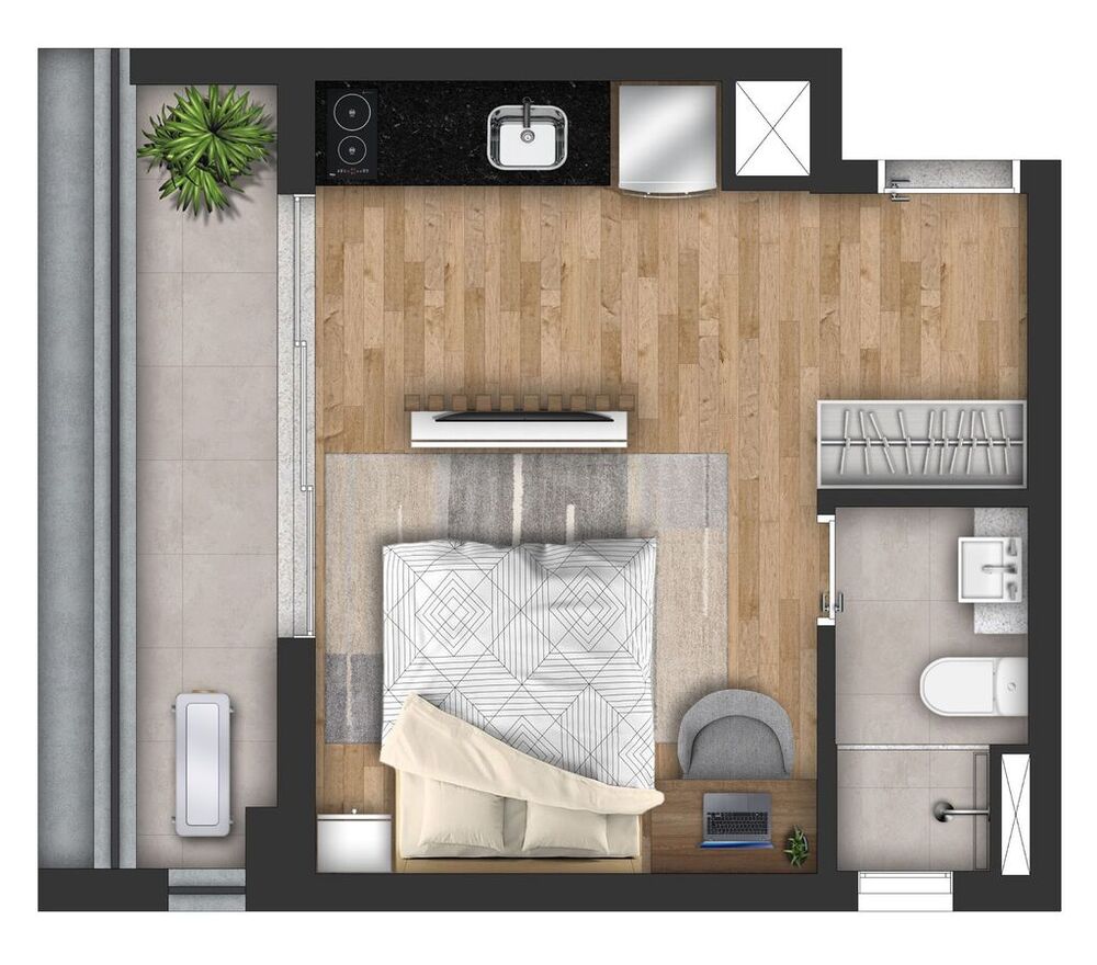 Apartamento, 2 quartos, 51 m² - Foto 9