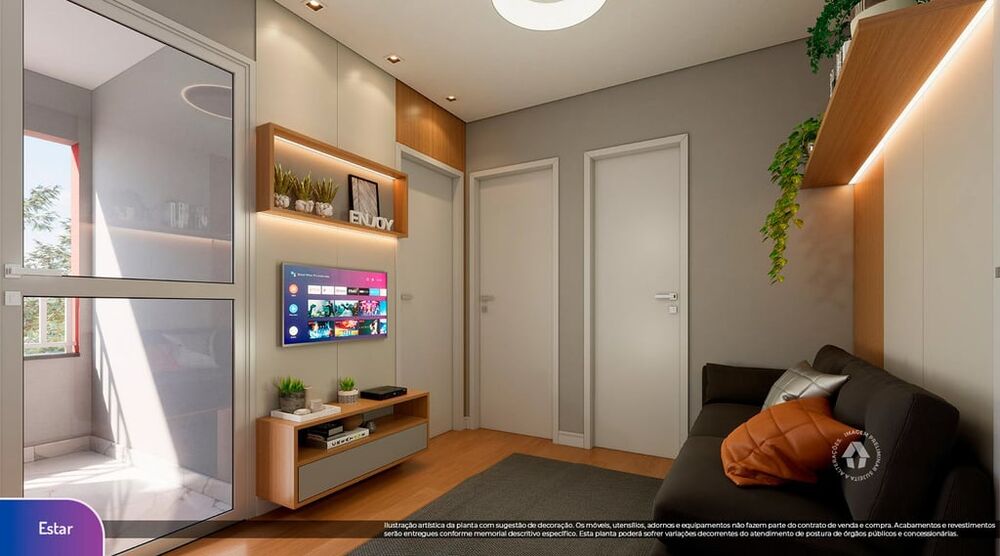 Apartamento, 2 quartos, 35 m² - Foto 2