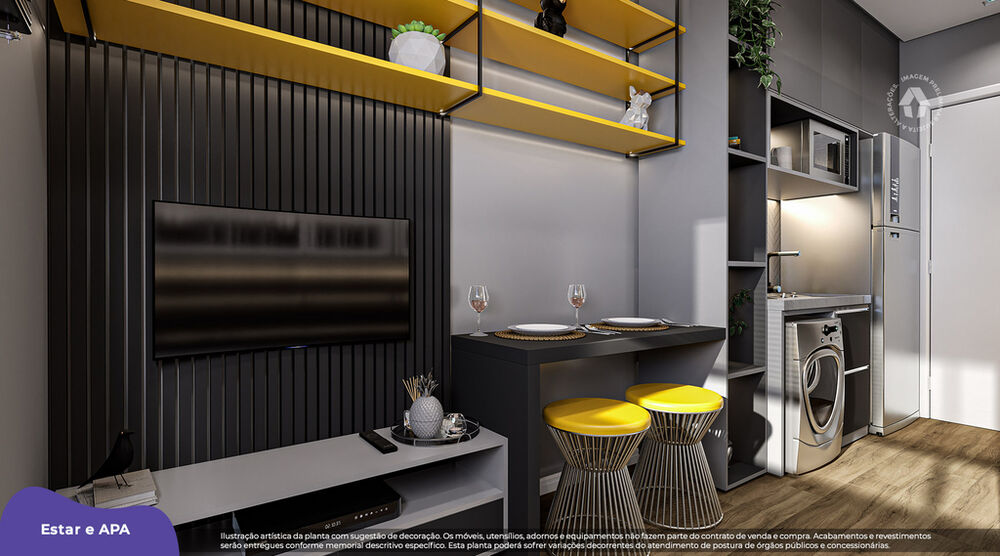 Apartamento, 1 quarto, 16 m² - Foto 7