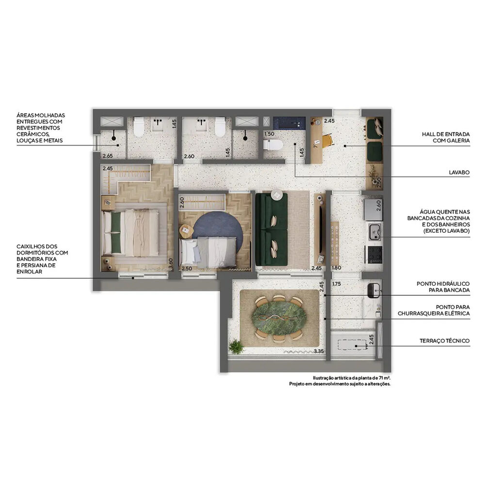 Apartamento, 3 quartos, 144 m² - Foto 13