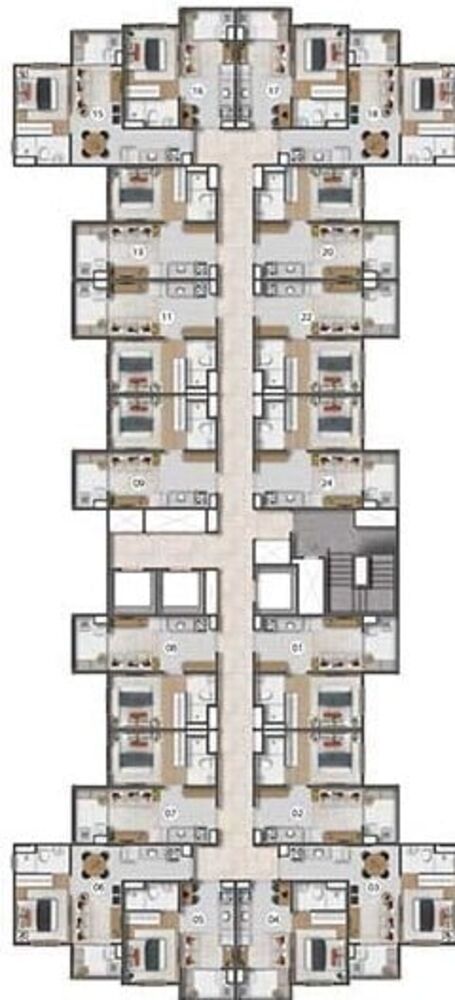 Apartamento à venda com 1 quarto, 25m² - Foto 6