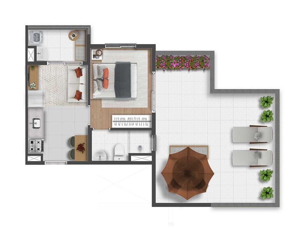 Apartamento à venda com 1 quarto, 25m² - Foto 10