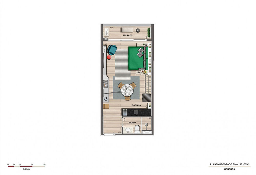 Apartamento, 1 quarto, 49 m² - Foto 12