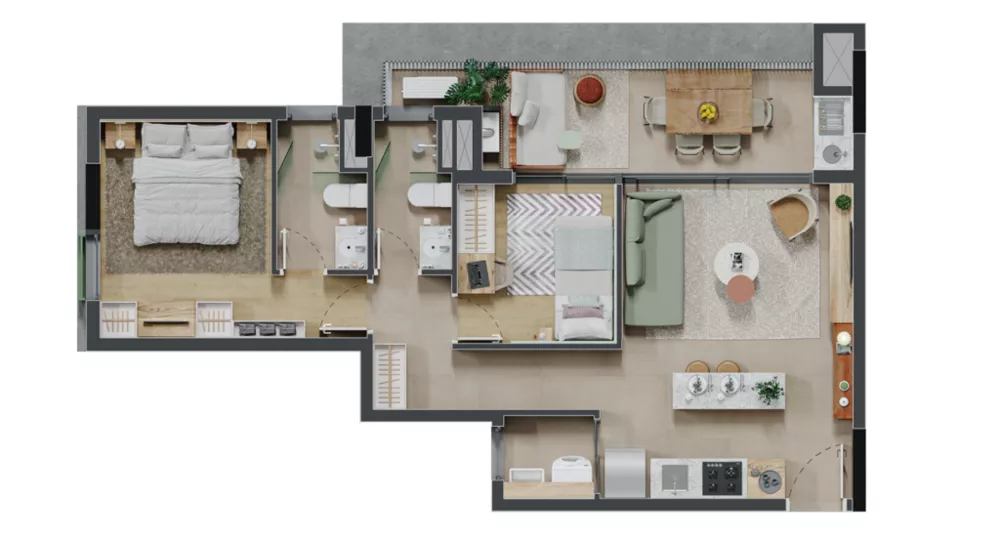 Apartamento, 3 quartos, 79 m² - Foto 26