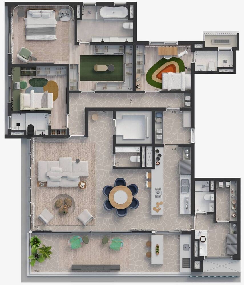 Apartamento, 4 quartos, 210 m² - Foto 4