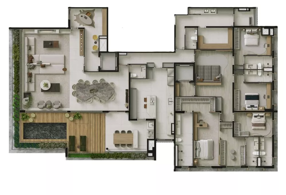 Apartamento, 3 quartos, 194 m² - Foto 8