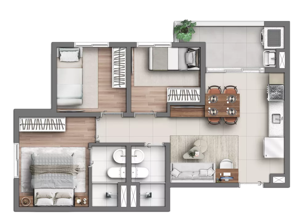 Apartamento, 3 quartos, 82 m² - Foto 10