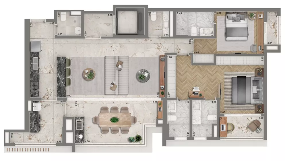 Cobertura, 4 quartos, 268 m² - Foto 24