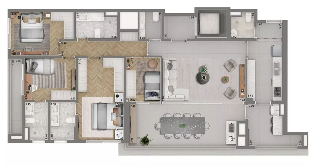 Cobertura, 4 quartos, 268 m² - Foto 25