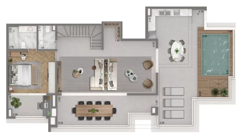 Cobertura, 4 quartos, 268 m² - Foto 38