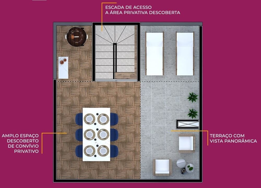 Cobertura, 1 quarto, 42 m² - Foto 12