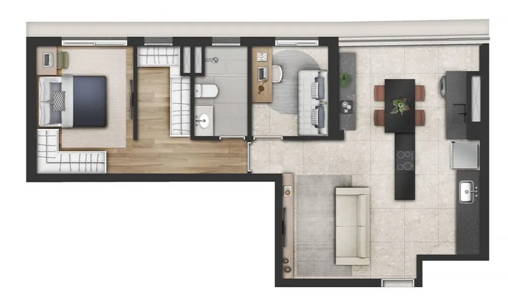 Apartamento, 2 quartos, 76 m² - Foto 2