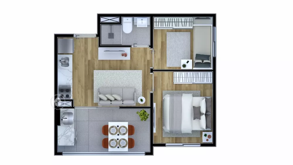 Apartamento, 1 quarto, 16 m² - Foto 4