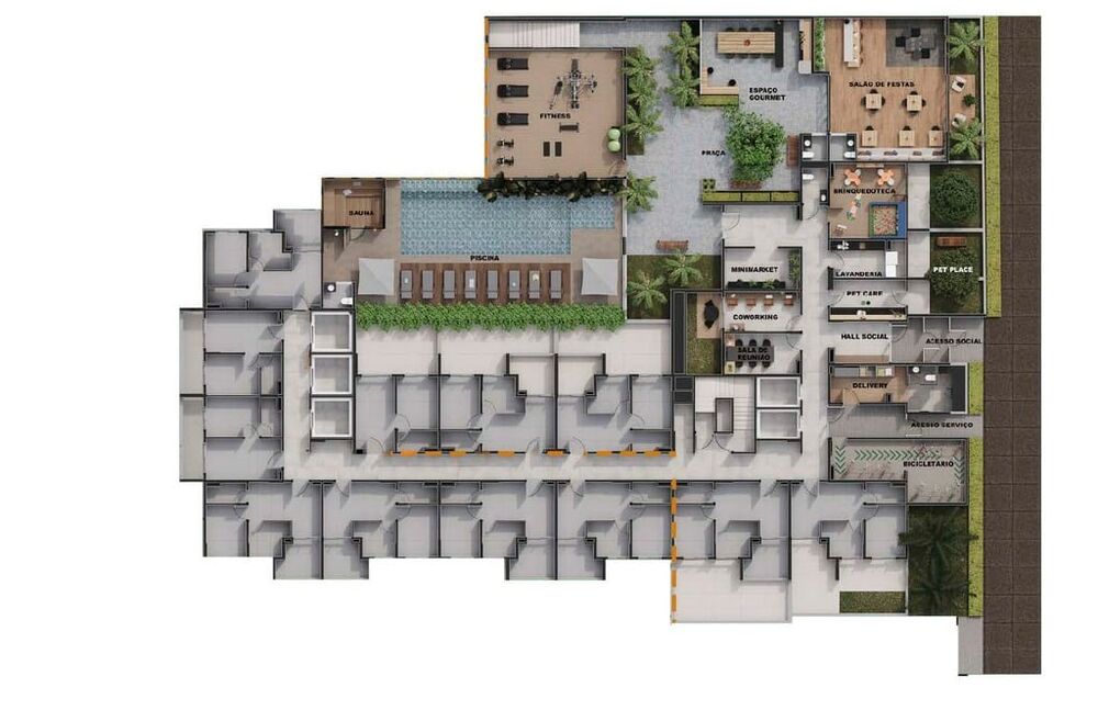 Cobertura, 2 quartos, 73 m² - Foto 3