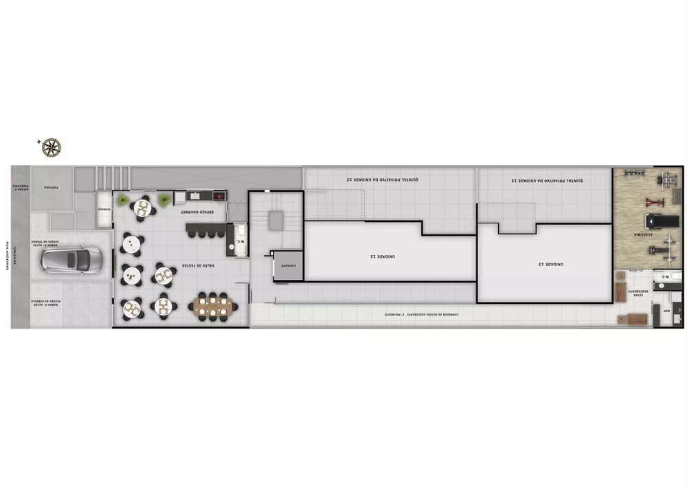 Cobertura, 2 quartos, 101 m² - Foto 3