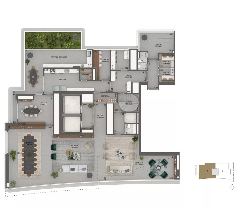 Apartamento, 4 quartos, 639 m² - Foto 37