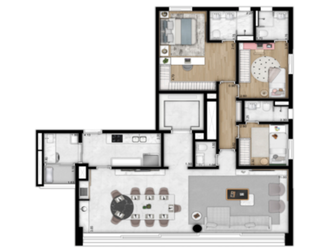 Apartamento, 3 quartos, 130 m² - Foto 10