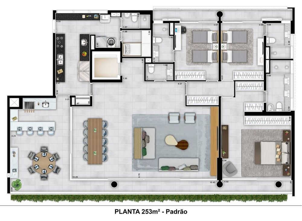 Apartamento, 3 quartos, 252 m² - Foto 8