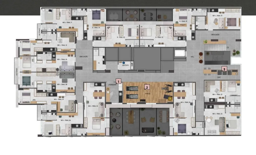 Apartamento, 1 quarto, 31 m² - Foto 1