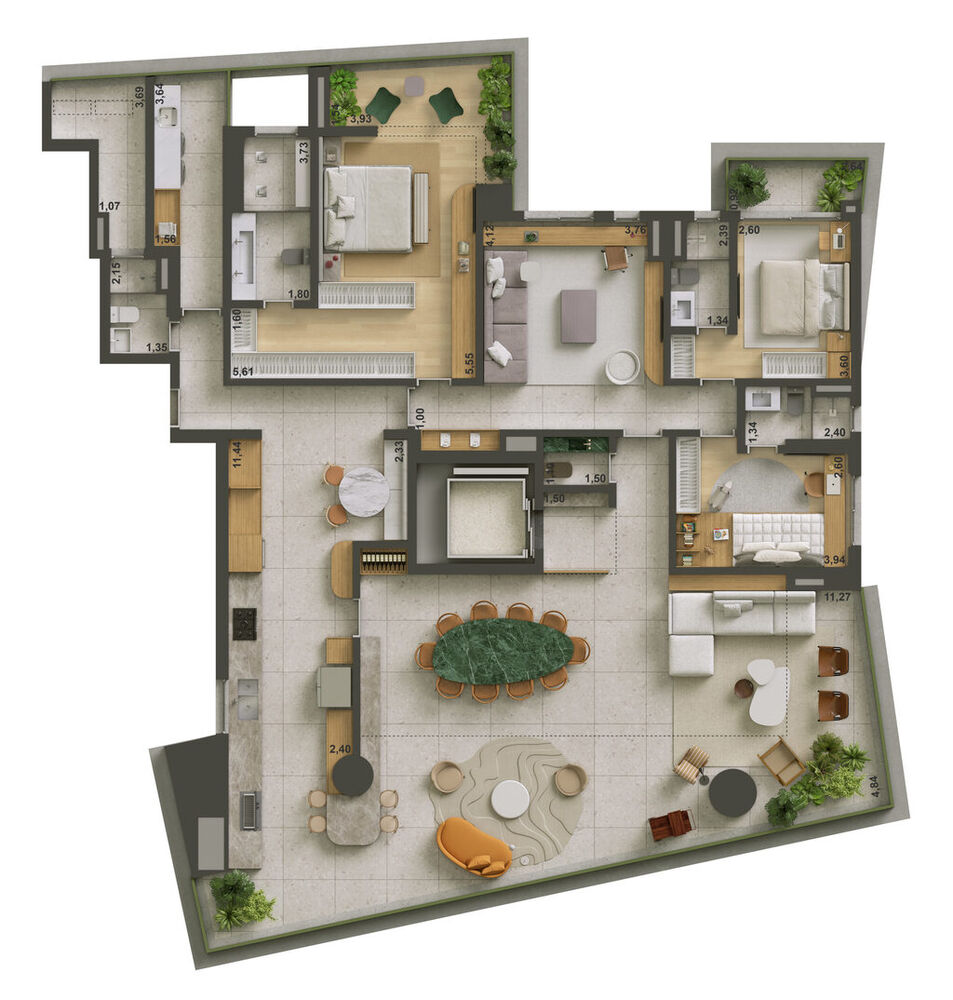Apartamento, 4 quartos, 219 m² - Foto 6