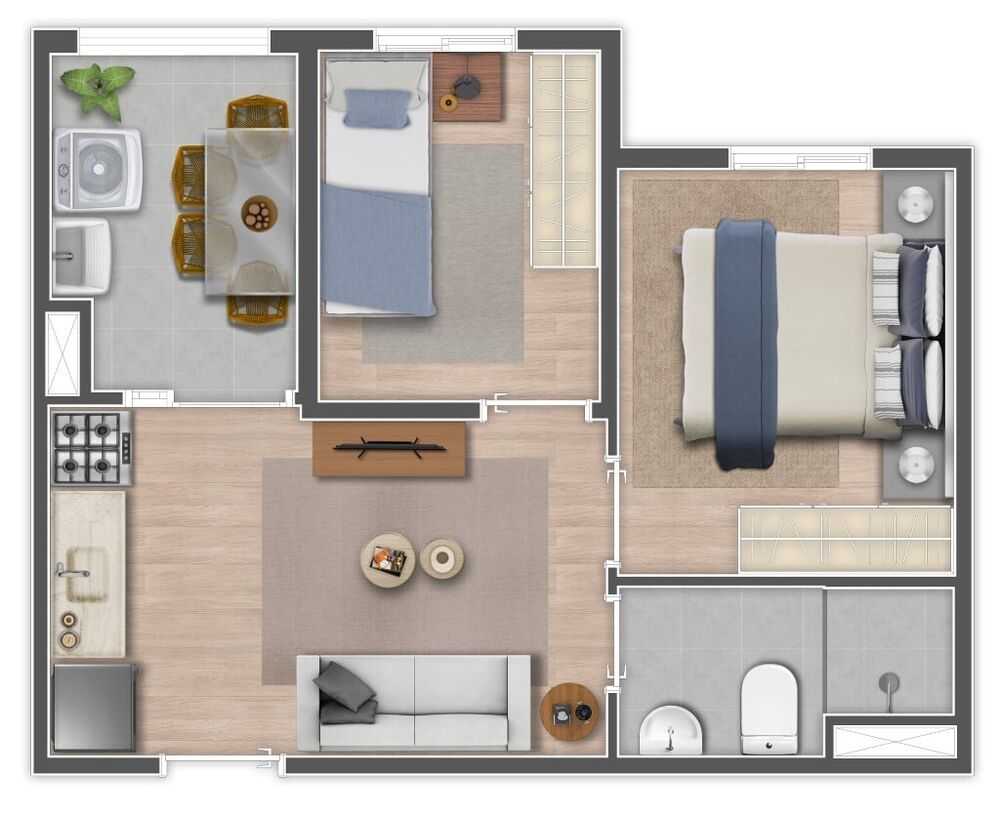 Apartamento, 1 quarto, 31 m² - Foto 9