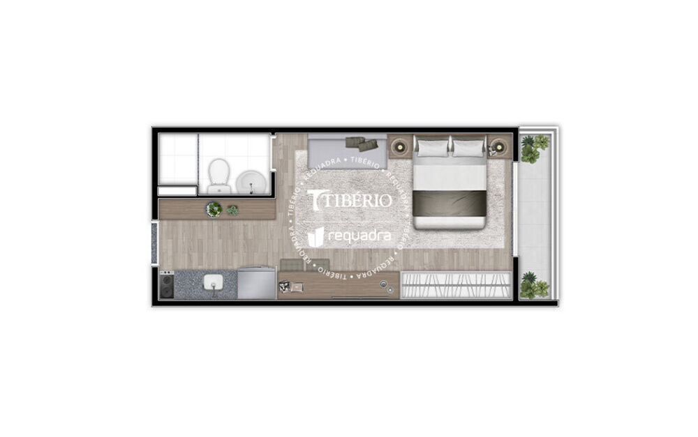 Apartamento, 2 quartos, 34 m² - Foto 2