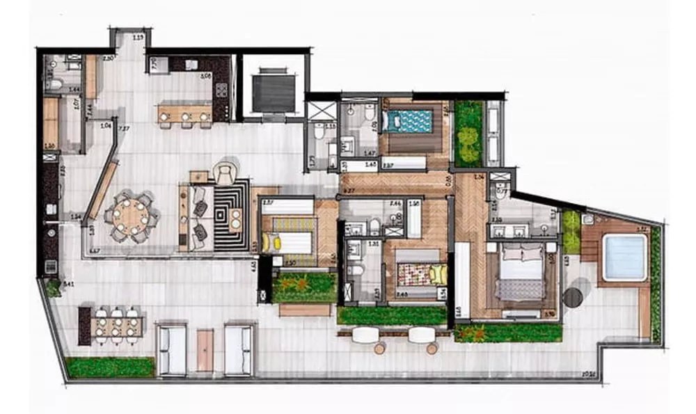 Apartamento, 4 quartos, 197 m² - Foto 11