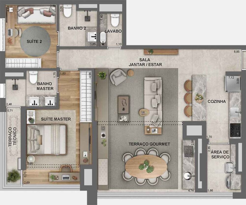 Apartamento, 3 quartos, 96 m² - Foto 15