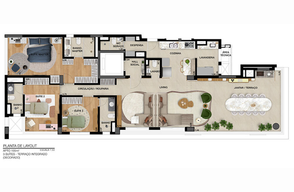 Apartamento, 3 quartos, 167 m² - Foto 7