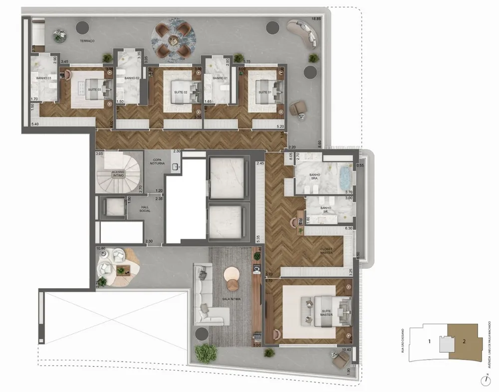 Apartamento, 4 quartos, 515 m² - Foto 4