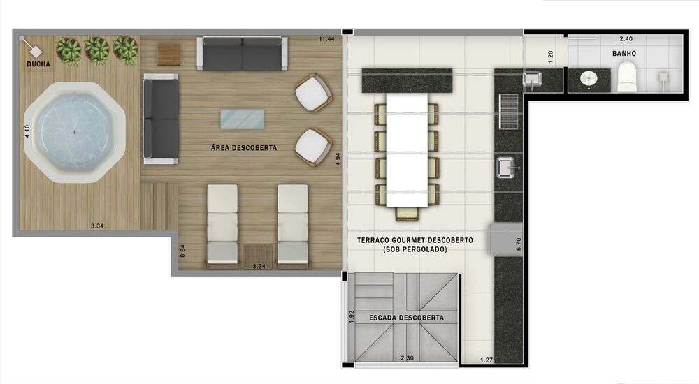 Apartamento, 2 quartos, 44 m² - Foto 7