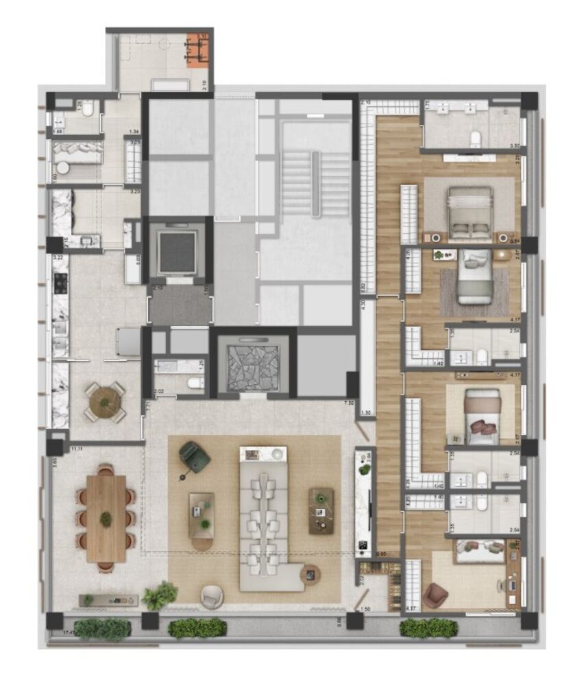 Cobertura, 3 quartos, 484 m² - Foto 10