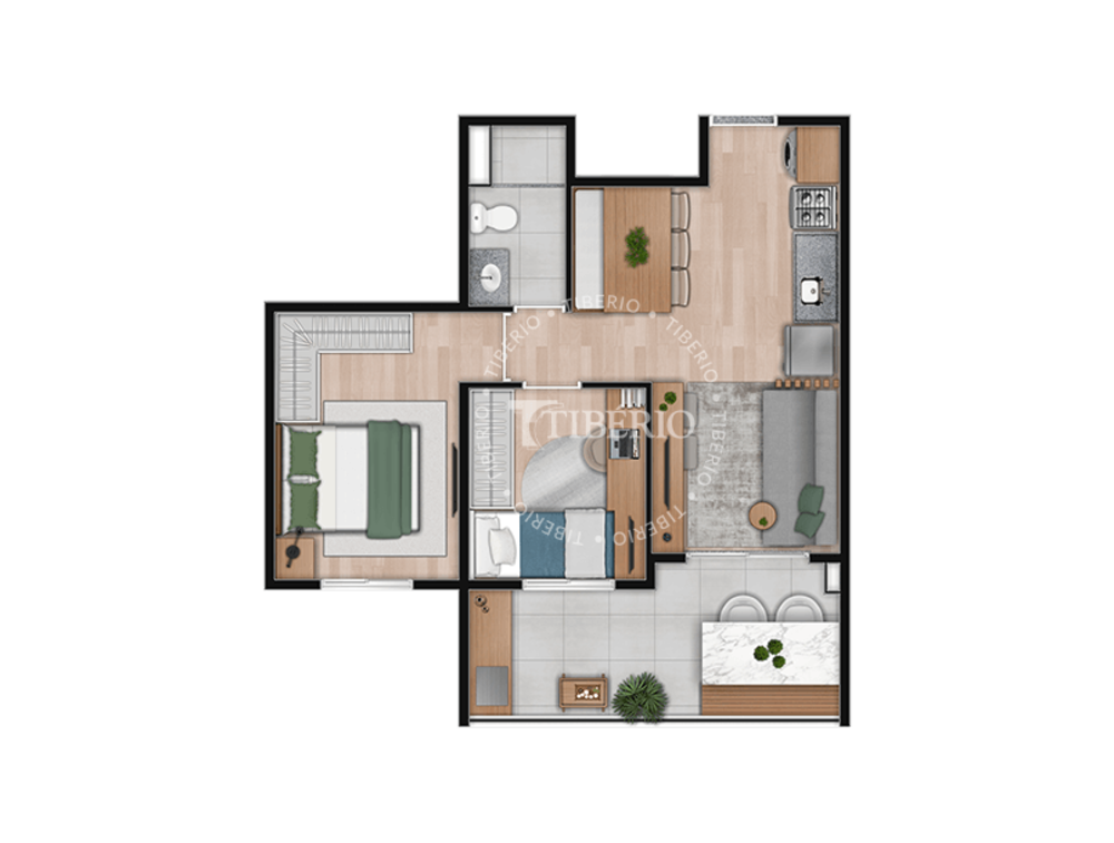 Apartamento, 2 quartos, 49 m² - Foto 8