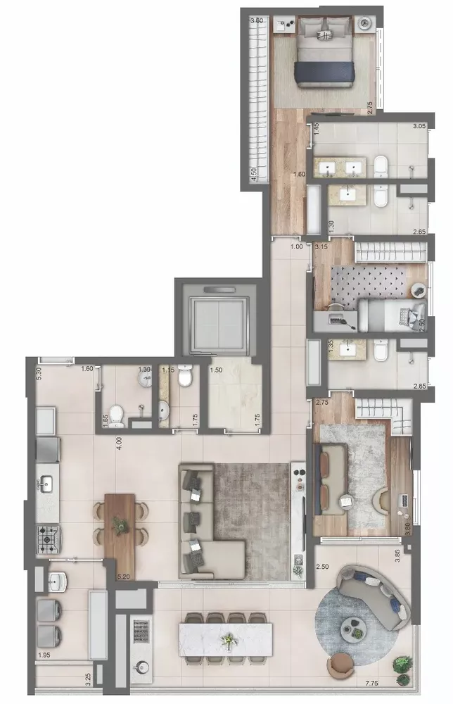 Apartamento, 3 quartos, 142 m² - Foto 19
