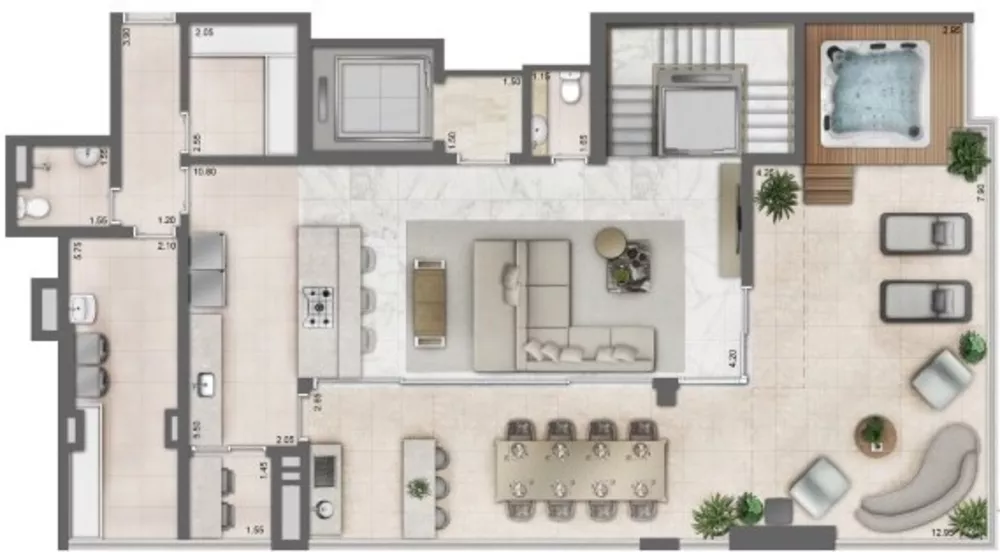 Apartamento, 3 quartos, 142 m² - Foto 1