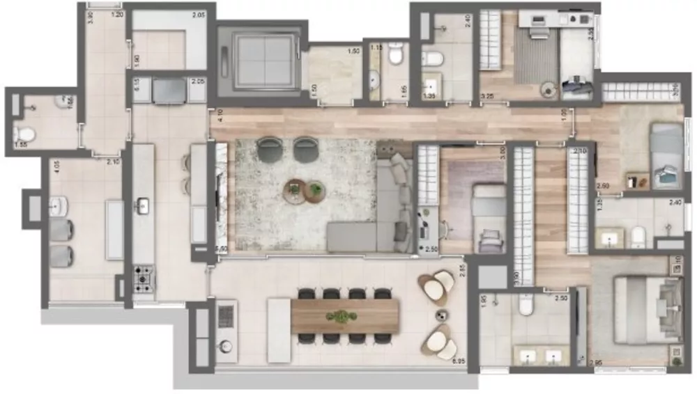 Apartamento, 3 quartos, 142 m² - Foto 16