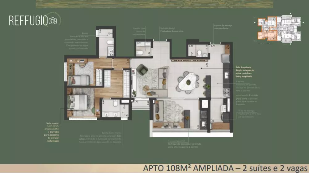 Apartamento à venda com 3 quartos, 217m² - Foto 16