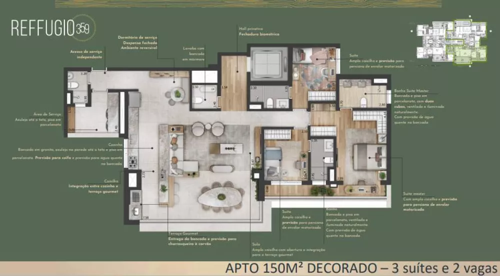 Apartamento à venda com 3 quartos, 217m² - Foto 18