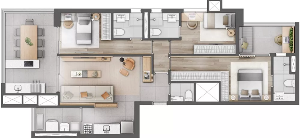 Apartamento, 2 quartos, 98 m² - Foto 20