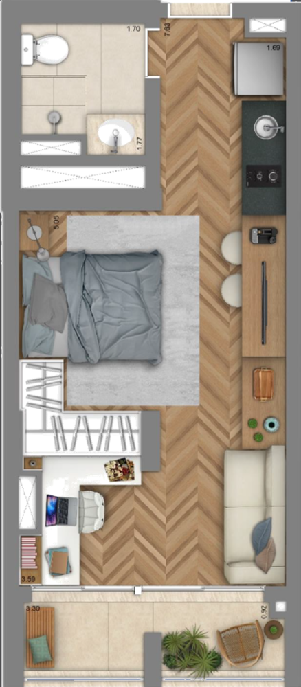 Cobertura, 3 quartos, 187 m² - Foto 8