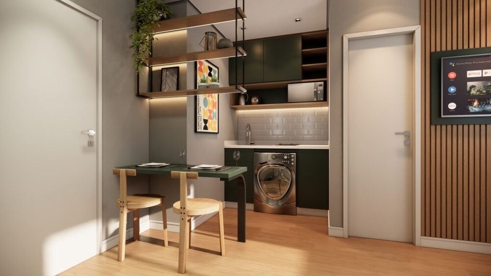 Apartamento, 1 quarto, 16 m² - Foto 1