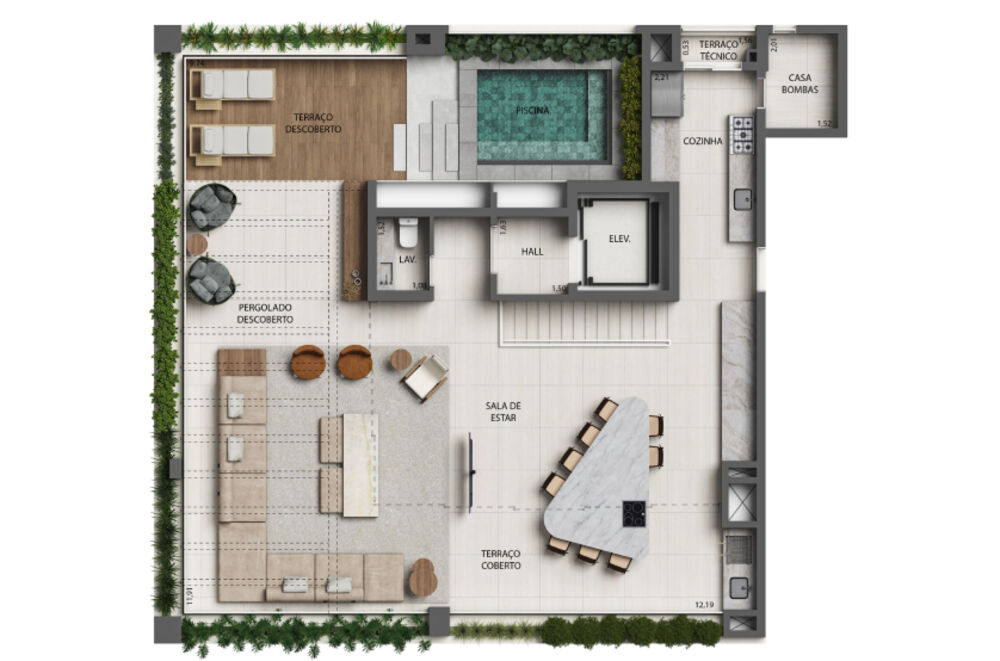 Cobertura à venda com 3 quartos, 392m² - Foto 10