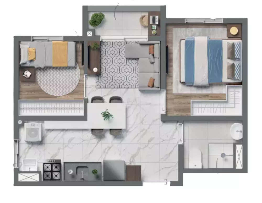 Apartamento, 2 quartos, 31 m² - Foto 12