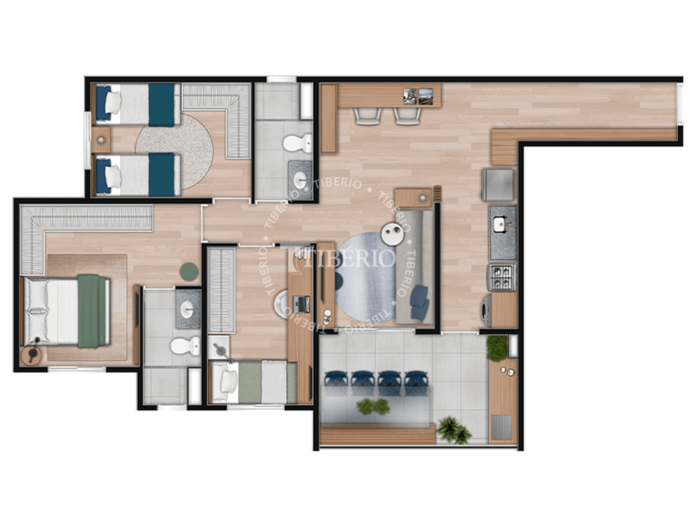 Apartamento à venda com 2 quartos, 44m² - Foto 4