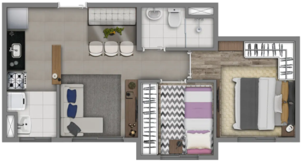 Apartamento, 2 quartos, 38 m² - Foto 7