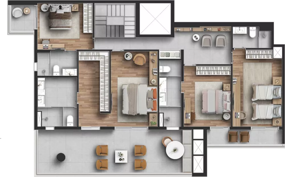 Cobertura, 4 quartos, 363 m² - Foto 12