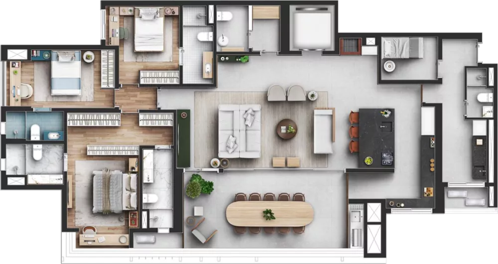 Cobertura, 4 quartos, 363 m² - Foto 10